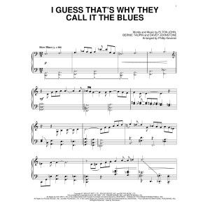 I Guess That's Why They Call It The Blues [Classical version] (arr. Phillip Keveren)