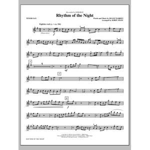 Rhythm of the Night (arr. Kirby Shaw) - Bb Tenor Saxophone