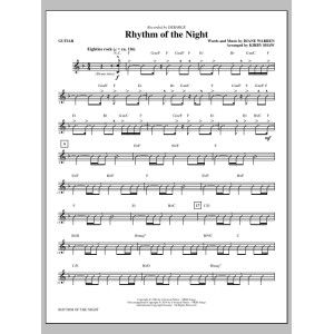 Rhythm of the Night (arr. Kirby Shaw) - Gitarre