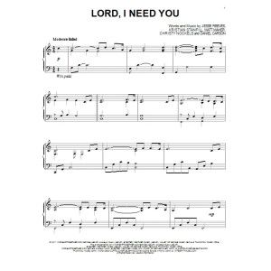 Lord, I Need You