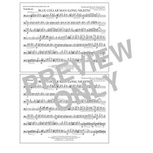 Blue Collar Man (Long Nights) - Trombone