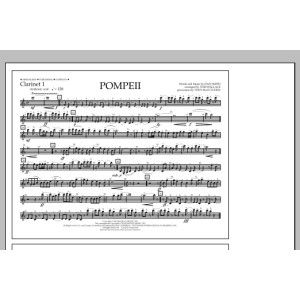 Pompeii - Clarinet 1