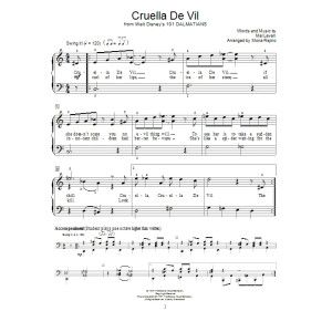 Cruella De Vil (from 101 Dalmations) (arr. Mona Rejino)