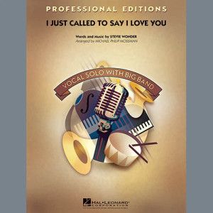 I Just Called to Say I Love You - Conductor Score (Full Score)
