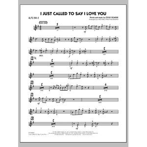 I Just Called to Say I Love You - Alto Sax 2