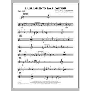 I Just Called to Say I Love You - Tenor Sax 2