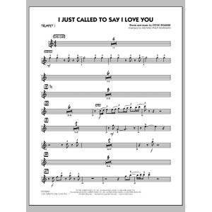 I Just Called to Say I Love You - Trumpet 1