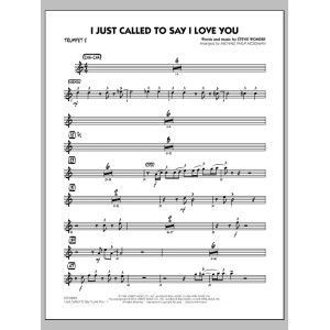 I Just Called to Say I Love You - Trumpet 2