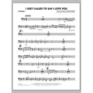 I Just Called to Say I Love You - Trombone 4