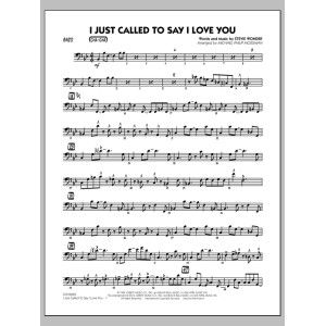 I Just Called to Say I Love You - Bass