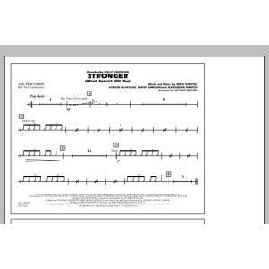 Stronger (What Doesn't Kill You) - Aux Percussion