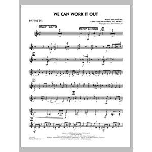 We Can Work It Out - Baritone Sax