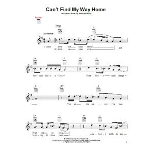 Can''t Find My Way Home