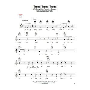 Turn! Turn! Turn! (To Everything There Is A Season)
