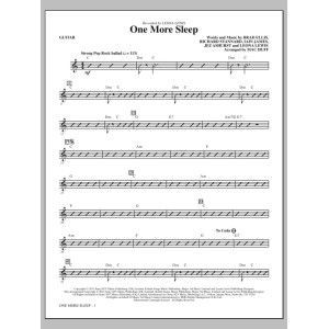One More Sleep - Gitarre