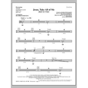 Jesus, Take All of Me - Percussion