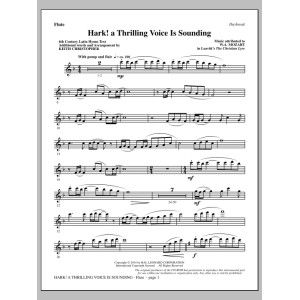 Hark! A Thrilling Voice Is Sounding - Flute
