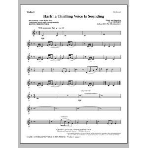 Hark! A Thrilling Voice Is Sounding - Violin 2