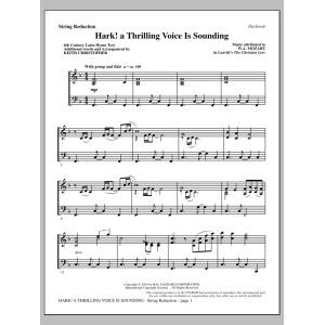 Hark! A Thrilling Voice Is Sounding - Keyboard String Reduction