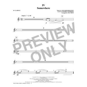 West Side Story - Clarinet