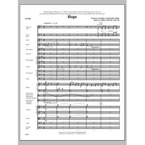 Hope - Partitur