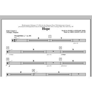Hope - Percussion 2