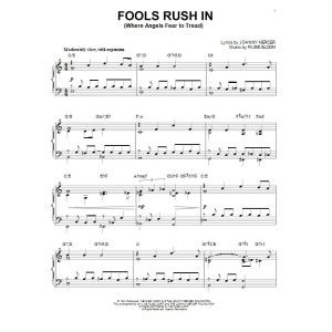 Fools Rush In (Where Angels Fear To Tread) [Jazz version] (arr. Brent Edstrom)