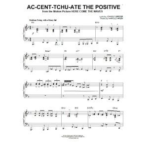 Ac-cent-tchu-ate The Positive [Jazz version] (arr. Brent Edstrom)