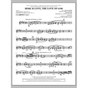 Here Is Love, the Love of God - Bb-Klarinette 1,2