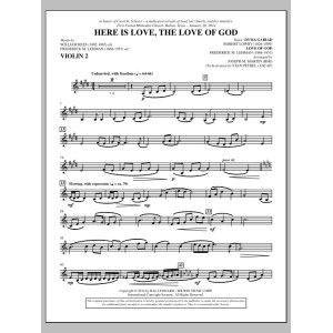 Here Is Love, the Love of God - Violin 2