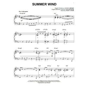 Summer Wind [Jazz version] (arr. Brent Edstrom)