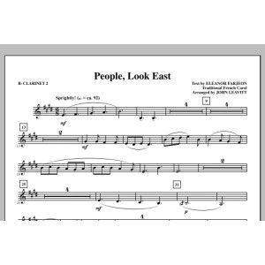 People, Look East - Bb Clarinet 2