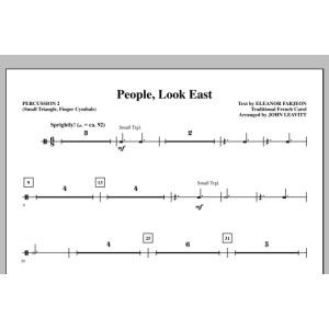People, Look East - Schlagzeug 2