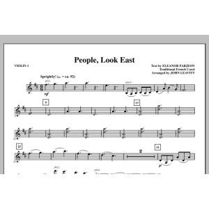 People, Look East - Violin 1