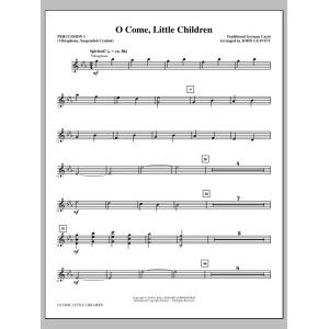 O Come, Little Children - Percussion 1