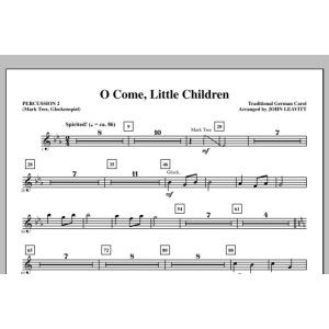 O Come, Little Children - Percussion 2