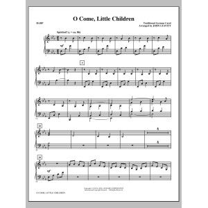 O Come, Little Children - Harp