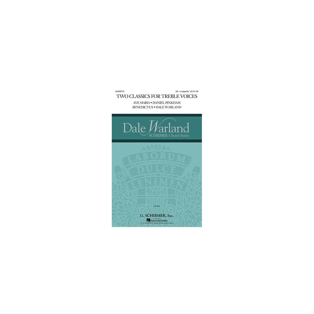 Two Classics For Treble Voices
