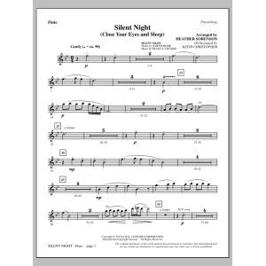 Silent Night (Close Your Eyes and Sleep) - Flute