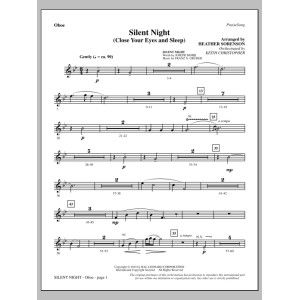 Silent Night (Close Your Eyes and Sleep) - Oboe