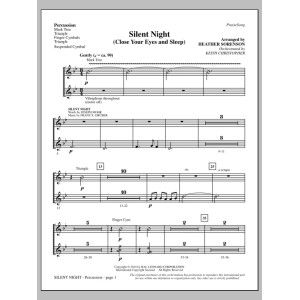 Silent Night (Close Your Eyes and Sleep) - Percussion
