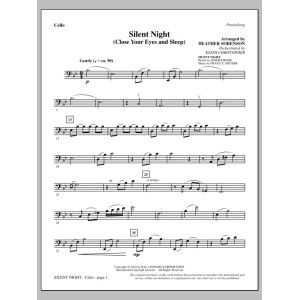 Silent Night (Close Your Eyes and Sleep) - Cello