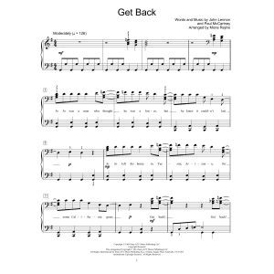 Get Back (arr. Mona Rejino)