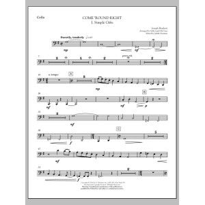 Come 'Round Right A Folk Song Suite - Cello