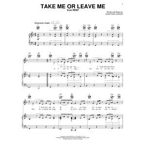 Take Me Or Leave Me