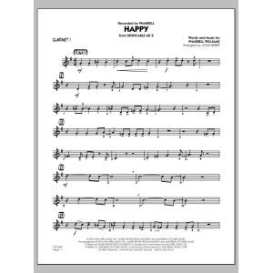 Happy (from Despicable Me 2) - Bb Clarinet 1