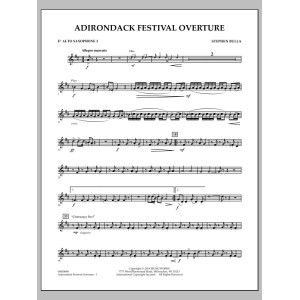 Adirondack Festival Overture - Eb Alto Saxophone 2