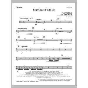 Your Grace Finds Me - Percussion