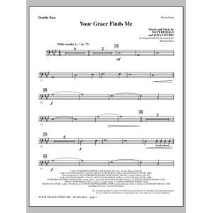 Your Grace Finds Me - Double Bass