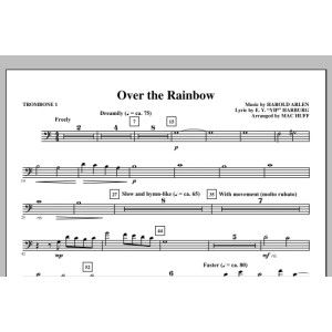 Over the Rainbow - Trombone 1